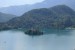 13_Pohled z hradu na jezero Bled s ostrůvkem